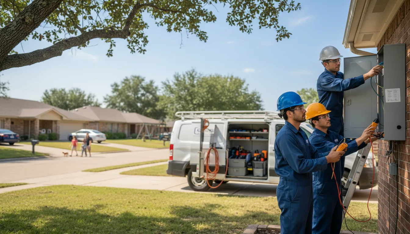 Certified electrician providing emergency electrical services in Houstonia, MO